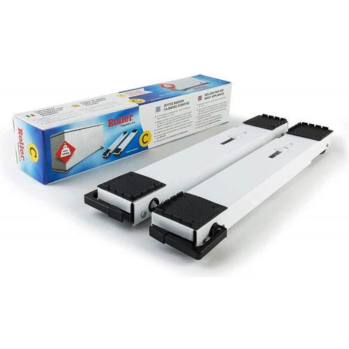Role transport universale, Roller, produse mari, 2 buc/pachet, 300 kg, 5 x 8 x 37-62 cm