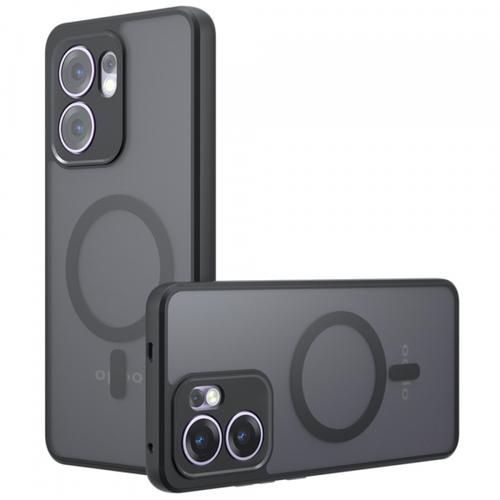 Husa MagSafe pentru Oppo Reno13 FS 5G / Reno13 F 4G / Reno13 F, Techsuit, PureFrost, Neagra