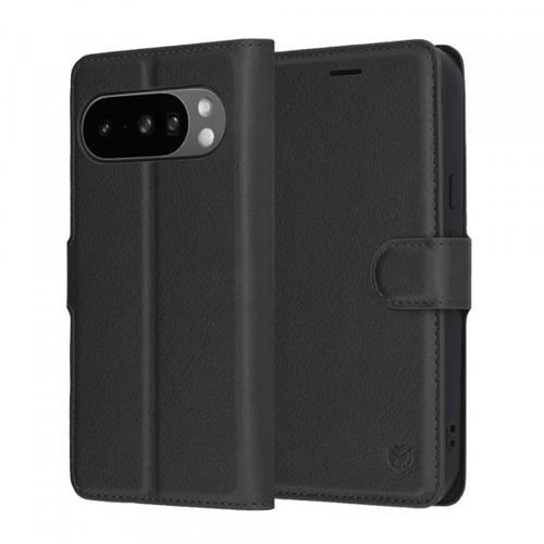Husa pentru Google Pixel 10 Pro XL, Techsuit, Leather Folio (Negru)