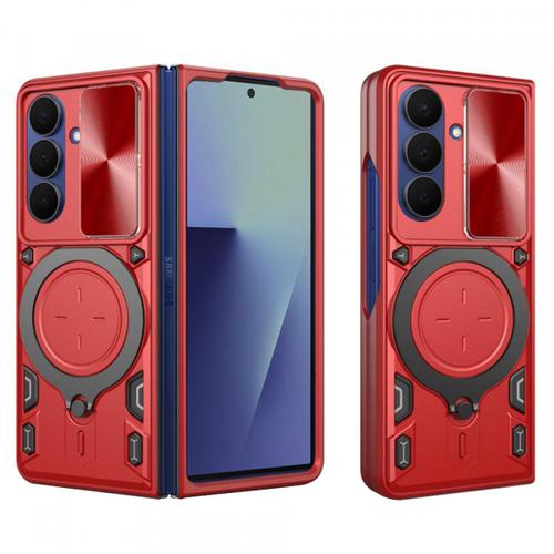 Husa pentru Samsung Galaxy Z Fold7 F966, Techsuit, CamGuard Pro, Rosie