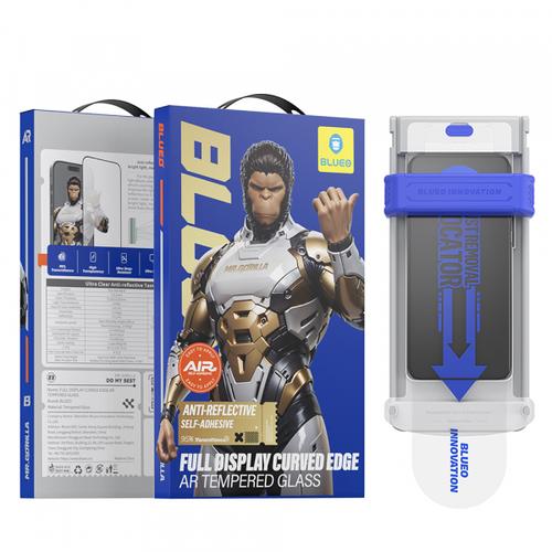Folie de protectie Ecran Blueo AR Applicator Pro pentru Apple iPhone 16 Pro, Sticla Securizata, Full Glue, 3D (Negru)