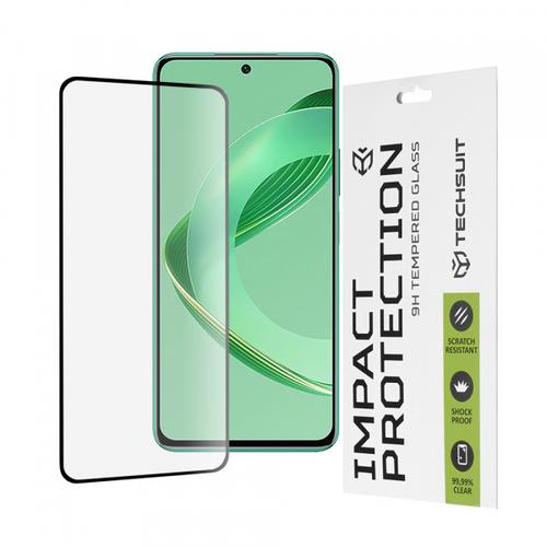 Folie de protectie Ecran Techsuit pentru Huawei nova 11 SE / nova 12 SE, Sticla Securizata, Full Glue, 111D (Transparent/Negru)