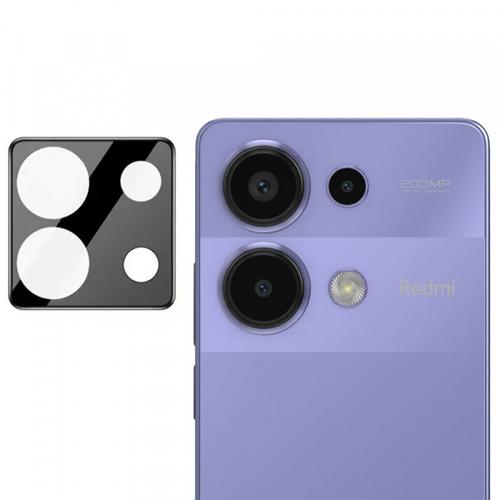 Folie de protectie Camera Spate Techsuit pentru Xiaomi Redmi Note 13 Pro 4G / Poco M6 Pro 4G, Sticla Securizata (Transparent/Negru)