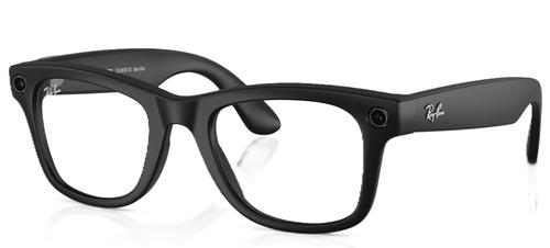 Ochelari Smart Ray-ban META WAYFARER Matte, Wi-Fi 6, Bluetooth, Aparat foto cu filmare, Asistent vocal, 32GB Flash, Rama mata, Lentile cu tranzitie transparent/grafit verde (Negru)