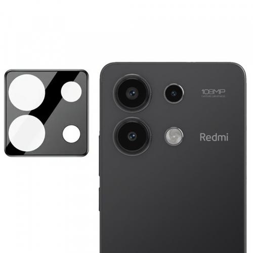 Folie de protectie Camera Spate Techsuit pentru Xiaomi Redmi Note 13 4G, Sticla Securizata (Transparent/Negru)