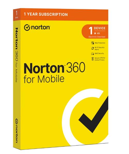 Antivirus Norton 360 Mobile, 1 An, 1 Dispozitiv, 1 Utilizator - 0 | YEO