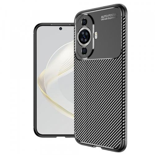 Husa pentru Huawei nova 12s / nova 11, Techsuit, CarbonFiber, Neagra