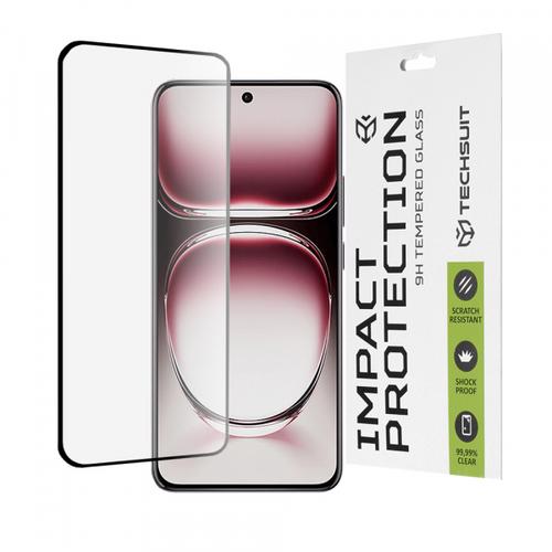 Folie de protectie Ecran Techsuit pentru Oppo Reno12 Pro, Sticla Securizata, Full Glue, 111D