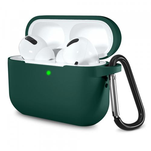 Husa Techsuit Silicone Case pentru Apple AirPods Pro Series (Verde Inchis)
