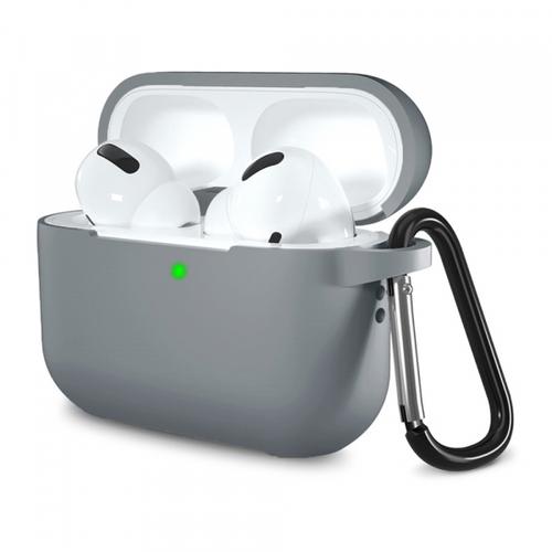 Husa Techsuit Silicone Case pentru Apple AirPods Pro Series (Gri)