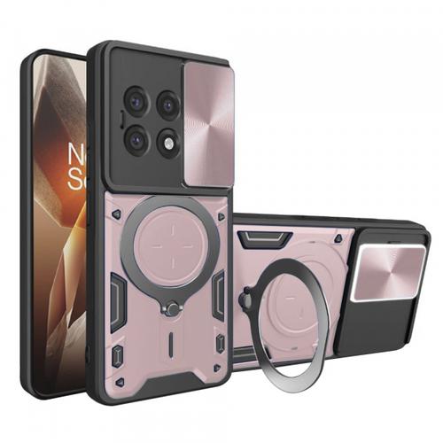 Husa pentru OnePlus 13R, Techsuit, CamGuard Pro, Roz Aurie