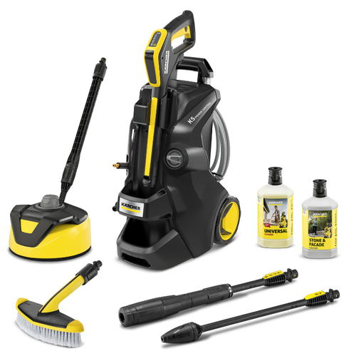 Aparat de spalat cu presiune Karcher K 5 Power Control Flex Home&Brush Anniversary Edition, 20-145bar, 500 l/h, 2100W (Negru/Galben)