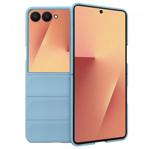 Husa pentru Samsung Galaxy Z Flip7 F766, Techsuit, Magic Shield, Bleu