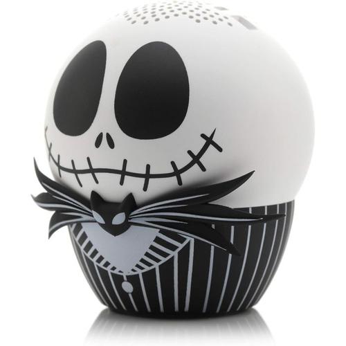 Boxa portabila Bitty Boomers Jack Skellington, Bluetooth, 3 W, Autonomie 4 ore (Alb/Negru)