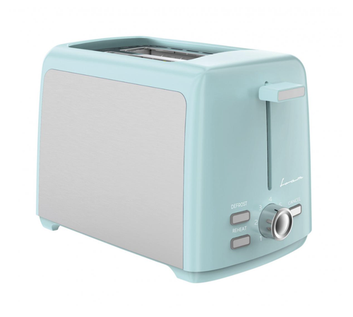 Prajitor de paine Fram FTP-8007SSGR, 800 W, 2 felii, 7 niveluri rumenire (Verde/Argintiu)