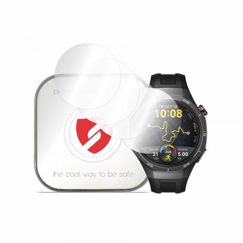 Folie Protectie Smart Protection Premium Classic pentru Huawei Watch GT 5 Pro 46mm, Set 4 bucati, Plastic
