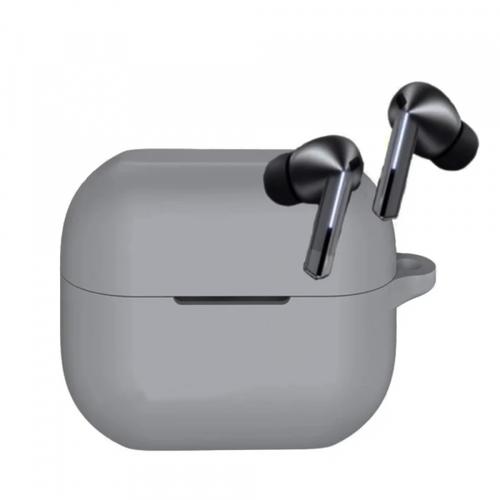 Husa Techsuit Silicone Case pentru Samsung Galaxy Buds 3 / 3 Pro (Gri)