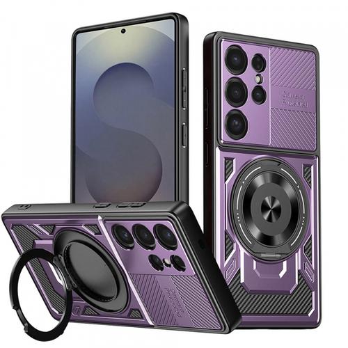 Husa pentru Samsung Galaxy S25 Ultra S938 Techsuit RuggedCam (Mov/Negru)