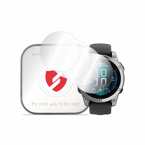 Folie Protectie Smart Protection Premium Classic pentru Garmin Fenix E, Set 4 bucati, Plastic