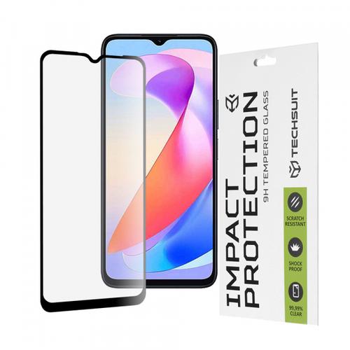 Folie de protectie Ecran Techsuit pentru Honor X6a, Sticla Securizata, Full Glue, 111D