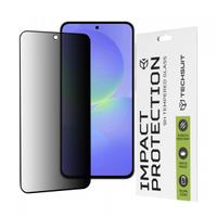 Folie de protecție Ecran Privacy Techsuit pentru Samsung Galaxy A56 A566 / A36 A366, Sticlă Securizată, Full Glue, 111D