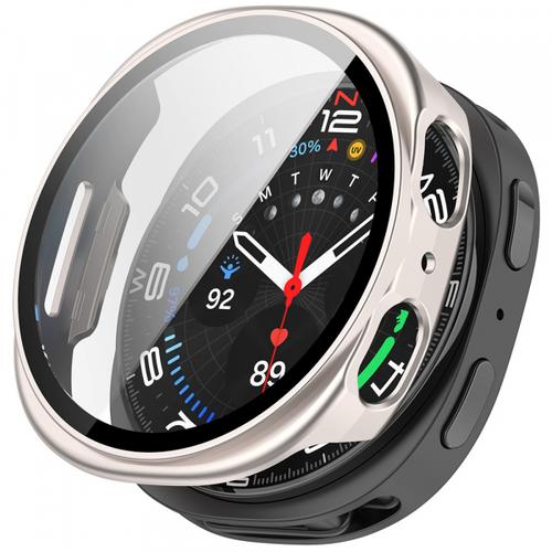 Husa Techsuit Defense360 Pro pentru Samsung Galaxy Watch8 44mm (Argintiu Perlat)