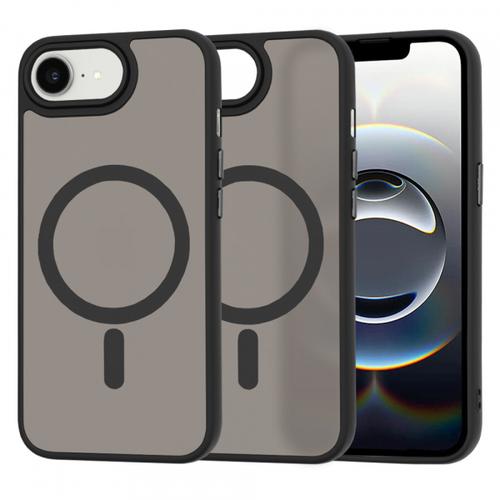 Husa MagSafe pentru Apple iPhone 16e, Techsuit, HaloFrost, Gri