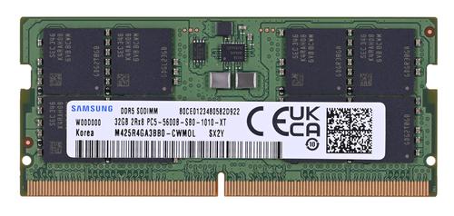 Memorie Server Samsung M425R4GA3BB0-CWM, 32GB (1x32), DDR5, SO-DIMM, 2Rx8, 5600MHz, PC5-44800, Bulk