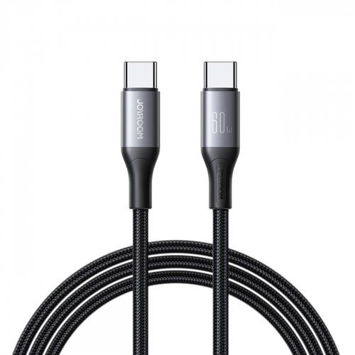 Cablu Date si Incarcare USB-C - USB-C Joyroom S-A28 Flash, 60W, 2m, Negru