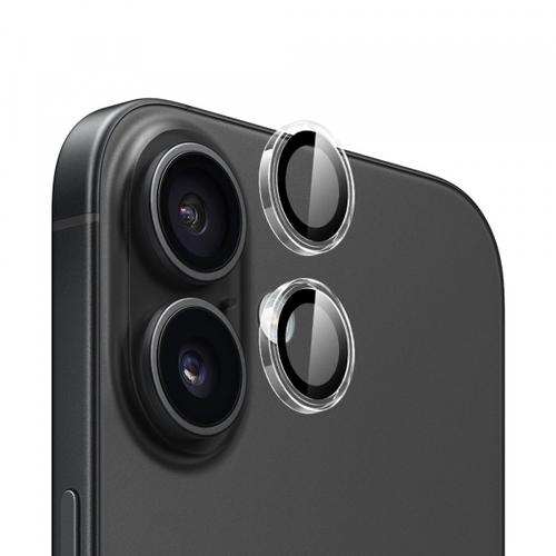 Folie de protectie Camera Spate Blueo Metal Frame pentru Apple iPhone 16 Plus / 16, Sticla Securizata