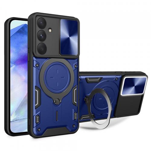 Husa pentru Samsung Galaxy A55 5G A556, Techsuit, CamGuard Pro, Albastra