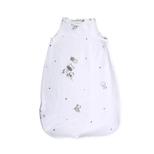 Sac de dormit de vara Lorelli Giraffe White, 95 cm, 18-24 luni, bumbac ranforce