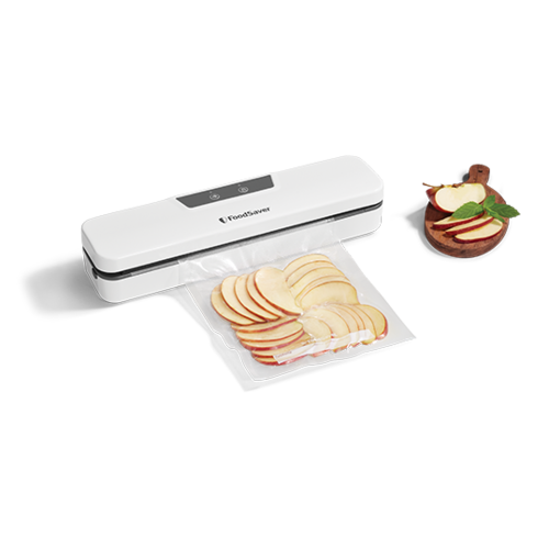 Aparat de vidat FoodSaver VS0290X, 1 viteza, 28cm, vidare uscata/umeda, compact, Alb