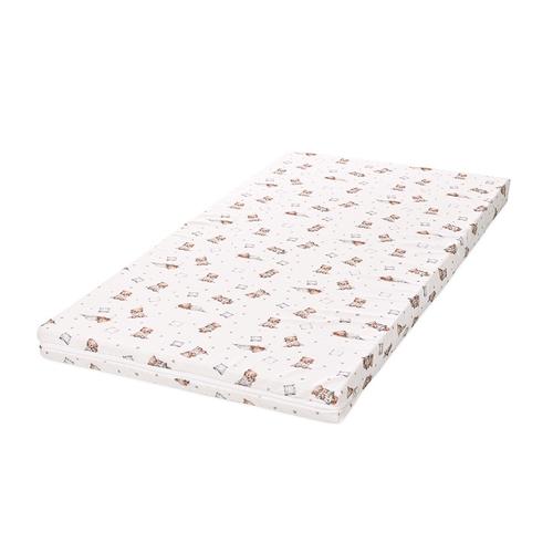 Saltea pat Lorelli Classic Bear and Pill Beige, 60 x 120 x 6 cm, spuma elastica