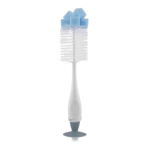 Perie de curatat biberoane, tetine si cani cu ventuza pentru fixare, Lorelli Moonlight Blue