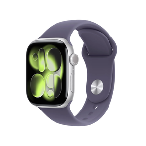 Smartwatch Apple Watch 11, GPS + Cellular, 42mm, Ecran Retina LTPO OLED, Chip S10 cu Procesor Dual-Core, 64GB Flash, Wi-Fi, Bluetooth, Carcasa Aluminiu, Curea Sport Band M/L (Argintiu)