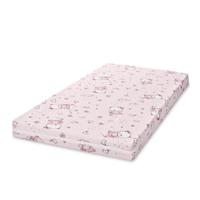 Saltea pat Lorelli Classic Pink Ballerina Bear, 60 x 120 x 9 cm, spuma elastica