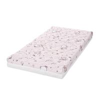 Saltea pat Lorelli Havana, 60 x 120 x 10 cm, cocos si spuma elastica, Roz