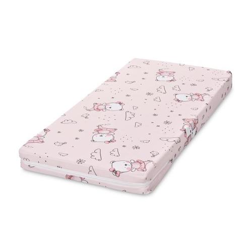 Saltea patut balansoar Lorelli First Dreams, 90 x 42 x 6 cm, spuma elastica, Roz