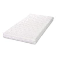 Saltea pat Lorelli Havana Premium, 60 x 120 x 10 cm, cocos si spuma elastica, Alb