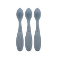 Set de 3 lingurite Lorelli My Friend, margine rotunjita, 6 luni+, Albastru