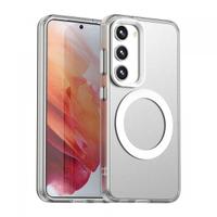 Husa MagSafe pentru Samsung Galaxy S23 S911 Techsuit CandyCase (Alb/Transparent)