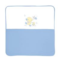 Patura bumbac bebe Lorelli Za Za, 90x90 cm, Albastru