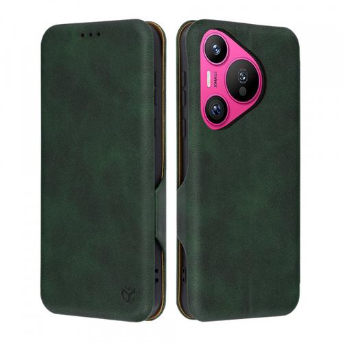 Husa pentru Huawei Pura 70, Techsuit, Safe Wallet Plus (Verde)