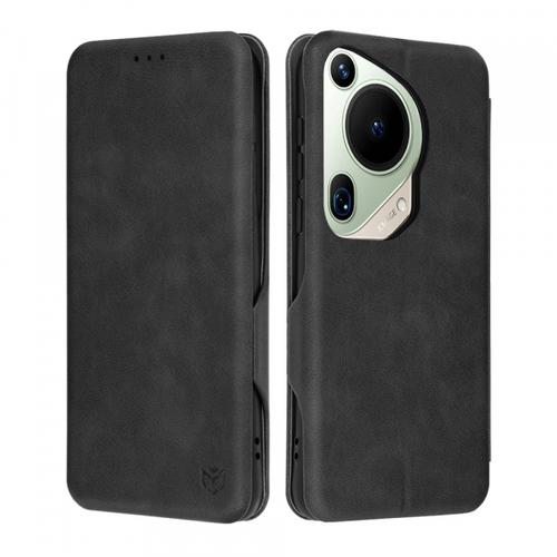 Husa pentru Huawei Pura 70 Ultra, Techsuit Safe Wallet Plus (Negru)