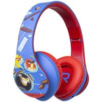 Casti pentru copii wireless PowerLocus P2 Angry Birds, Microfon (Albastru/Rosu)