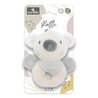 Jucarie de plus Lorelli Ursulet beige, 11 cm, zornaitoare, 0 luni+