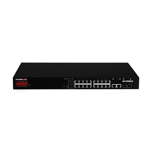 Switch EDIMAX GS-5216PLC, 18 Porturi, Gigabit, PoE+