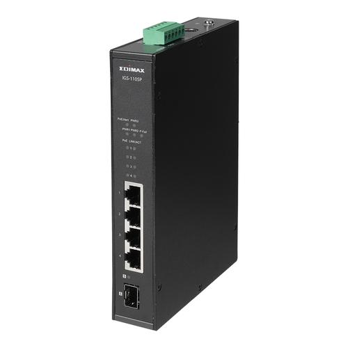 Switch Industrial EDIMAX IGS-1105P, 4 Porturi, POE, Gigabit