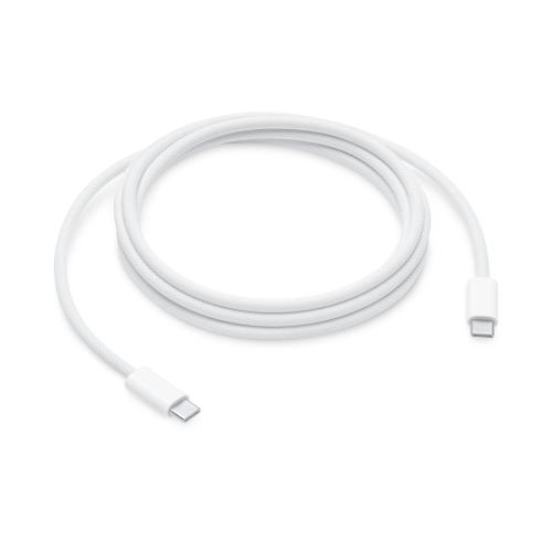 Cablu de date Apple MYQT3ZM/A, 240 W, USB-C la USB-C, 2m (Alb)